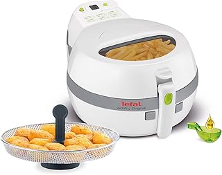 Tefal FZ7110 ActiFry Heißluft-Fritteuse, 1400 W, 1 Kg, weiß/grau