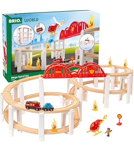 Amazon.com: BRIO World 33512 42-Piece Travel Switching Train Set