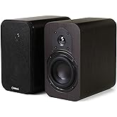 Micca RB42 Reference Bookshelf Speaker with 4-Inch Woofer and Silk Tweeter (Dark Walnut, Pair)