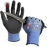 Schwer A4 AIR-SKIN Cut Resistant Work Gloves with Extreme Lightweight & Thin, Grip Gloves for Fishing, Refined Work, Mechanic, Gardening Gifts, Touch-Screen, 3D-Comfort Fit, 1 Pair, L, AR3900