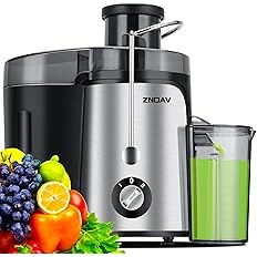 Juicer Machine, 1200W Juicer with 3" Feed Chute for Whole Fruits and Veg, Dual Speeds Centrifugal Juice Extractor, High Juice Yield, Full Copper Motor, Easy to Clean, BPA Free