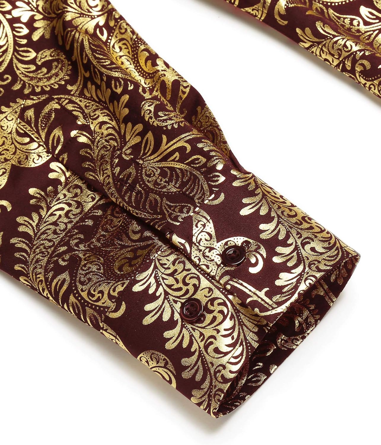 COOFANDY Men's Luxury Design Shirts Floral Dress Shirt Casual Button Down Shirts at  Men’s Clothing store