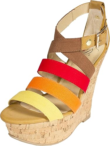 orange color sandals