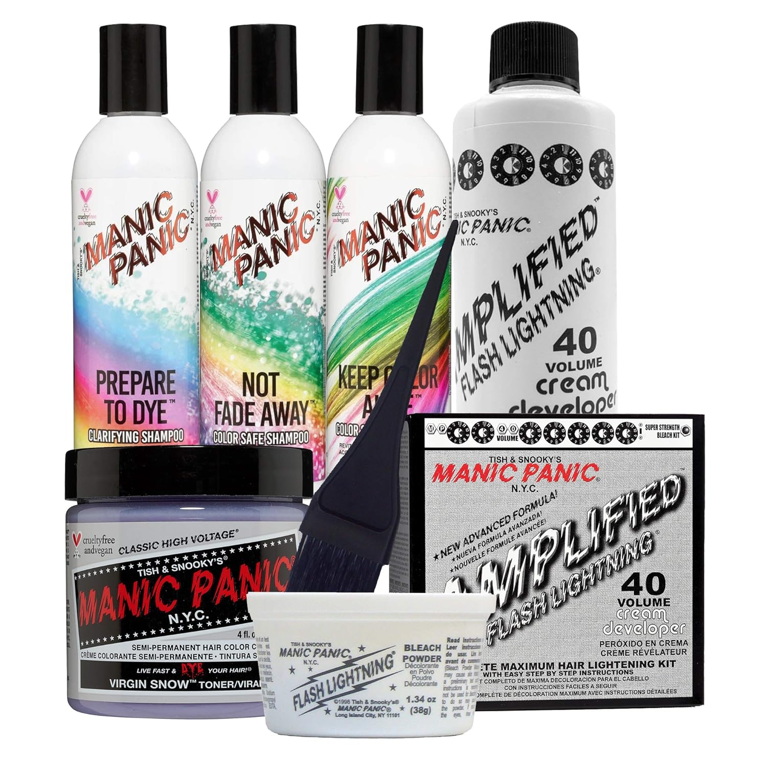 Manic Panic 40 Volume Cream Developer Hair Bleach Kit