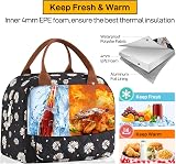 HOMESPON Insulated Lunch Bag for Work Daisy Pattern 27x21x15cm view 3
