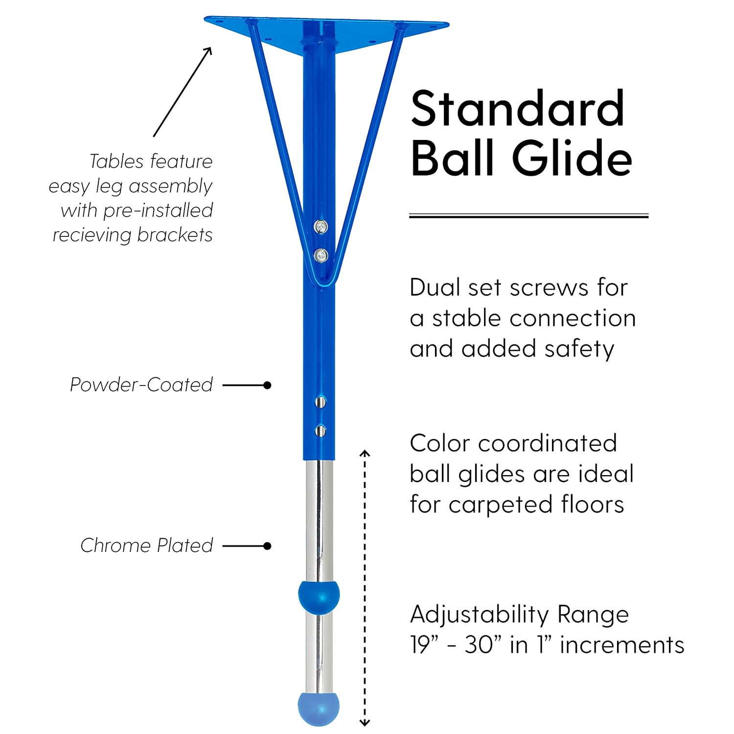 Adjustable Height 1930 inches Maple Top and Maple Edge 60 inch FDP