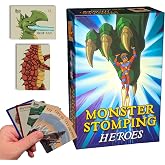 Castle Clark Monster Stomping: Heroes Games &ndash; Fun Building &amp; Strategy Card Game for Adults &amp; Kids 13+ | Travel, Party &amp; Family Kids' Games for Game Night Fun | Teen Boys Gift Ideas