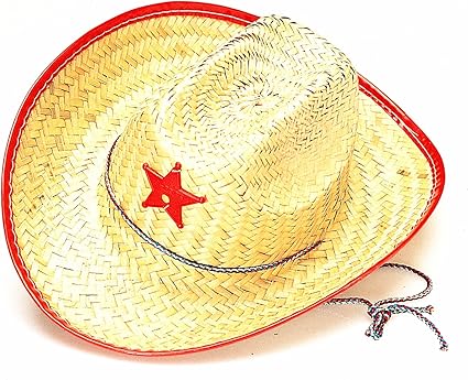 child straw cowboy hat