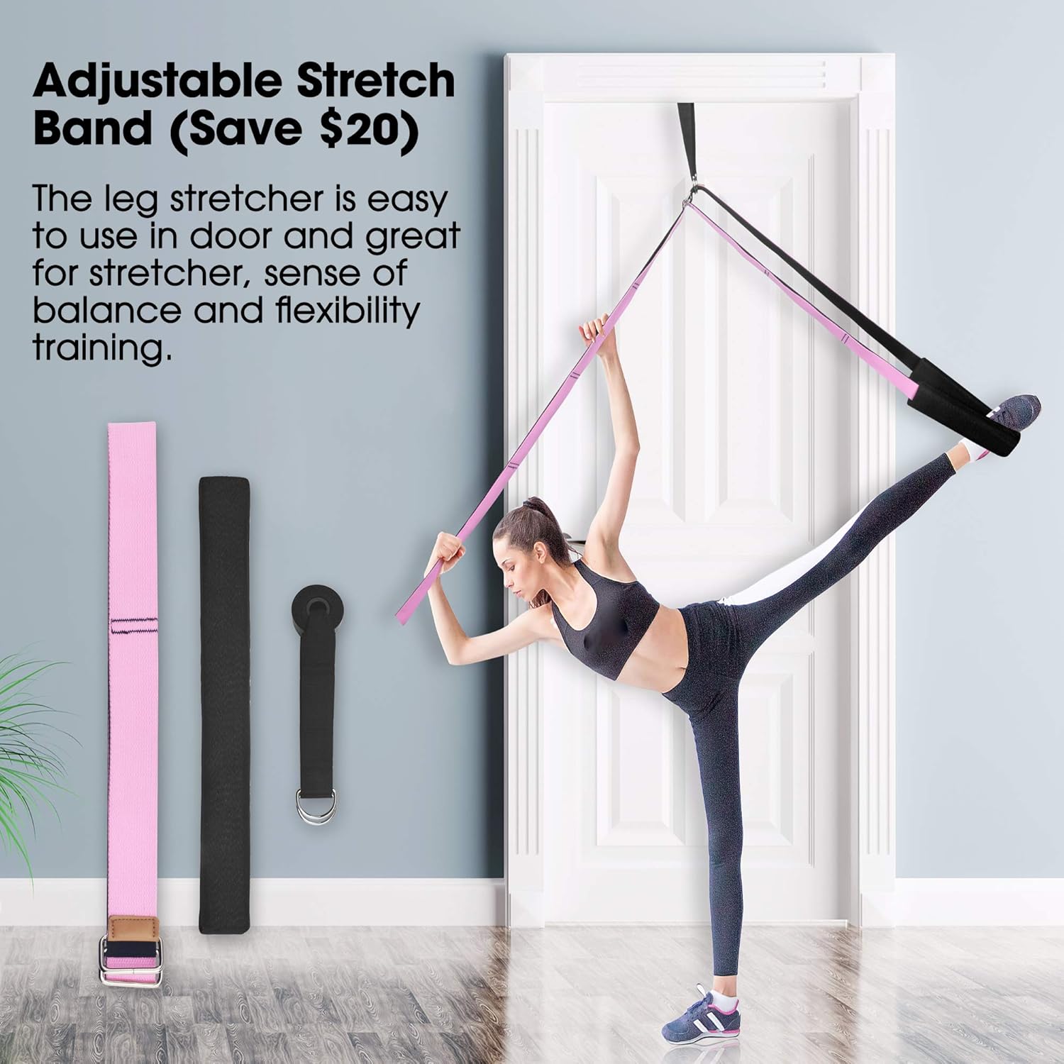 TOUSKII Ballet Barre Portable for Home, Kids Ballet Bar Adjustable Double Freestanding Ballet Exercise Equipment, 4FT Dance Bar for Women with Adjustable Stretcher for Dancing Stretch, 250LB Capacity : Sports & Outdoors