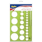 Maped Helix Combo Circle Drawing Template - 6 1/2 Inch x 11 Inch - Precision Drafting - Enhanced Drawing Accuracy - for Artists &amp; Designers