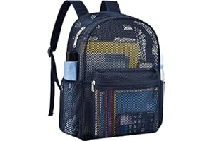 Oraben Duty Mesh Backpacks for Adults,See Through Backpack for Swimming Work Outdoor, Diving Backpack