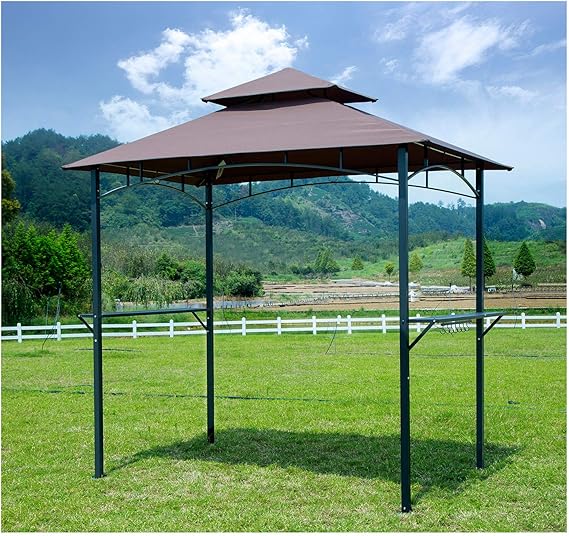 GOJOOASIS Barbacoa toldo Tienda de campaña al Aire Libre Barbacoa ...