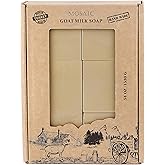 AnatoliaDaphne Natural Goat Milk Soap Bars | Handmade Moisturizing Bar Soap & Body Wash for Sensitive, Dry Skin | Gentle Hydrating Cleanser for Face & Body | 12 Pack (4.5 oz Each)