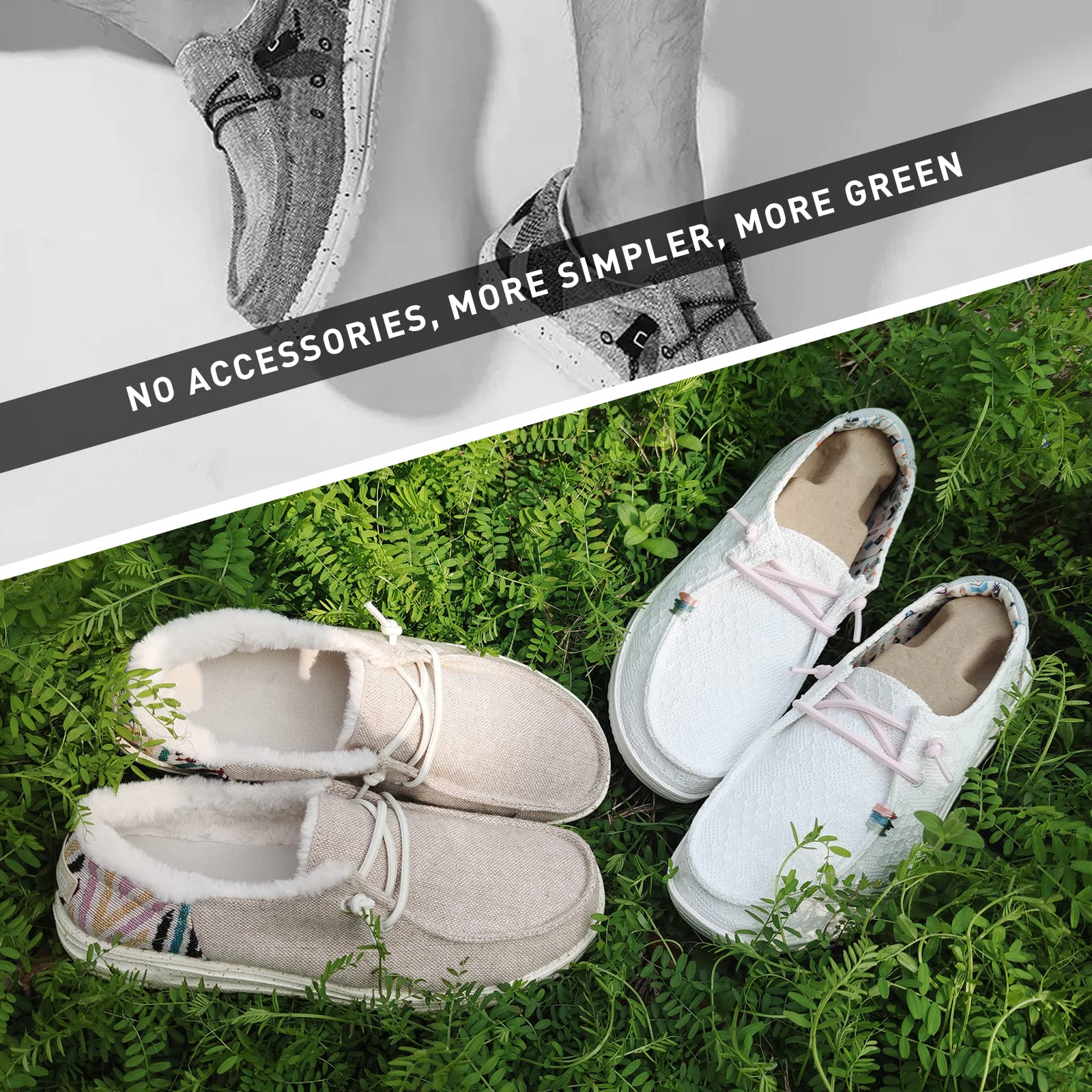 UamGlsob 2 Pairs Elastic Shoelaces Replacement