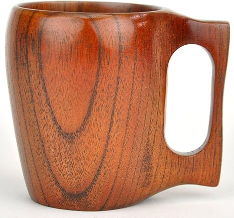 Amazon Co Jp ラトルウッド Rattlewood 木製 マグカップ コップ ビアマグ ビールジョッキ ブラウン ホーム キッチン