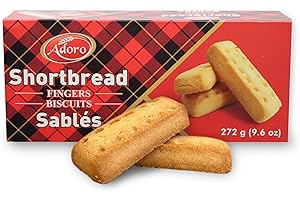 Shortbread Cookies (272g), Rich and Delicious Cookie Butter Fingers | Premium Quality Grocery Food | Ideal School Snacks for 