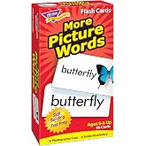 Trend Enterprises Picture Words Skill Drill Flash Cards for Vocabulary | Includes 96 Sturdy 3x6 in Cards with Photo Cues, Ideal for Test Prep, Rehab, and ESL Learners Ages 6+