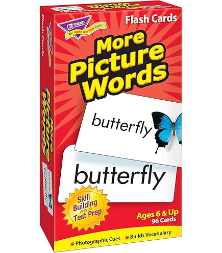 トレンド　Picture Words フラッシュカード　8種 Amazon.com: Trend Enterprises: Picture Words Skill Drill