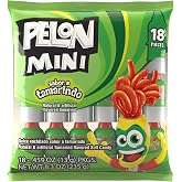 Pelon Pelo Rico Mini Tamarind Candy, 0.45 oz, 18 Count (Pack of 1)