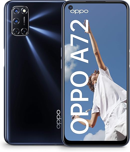 Oppo A72 Smartphone 128gb 4gb Ram Dual Sim Twilight Black Version Extranjera Amazon Es Electronica