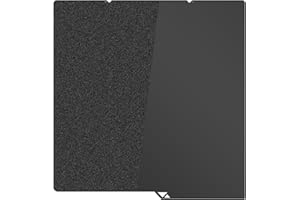 WEFUIT JUUPINE Kobra S1 Build Plate 264x276mm Double Sided PEI Build Plate Smooth &Textured PEI Sheet Printing Platform Flexible Spring Steel Sheet Compatible with Anycubic Kobra S1 Combo 3D Printer