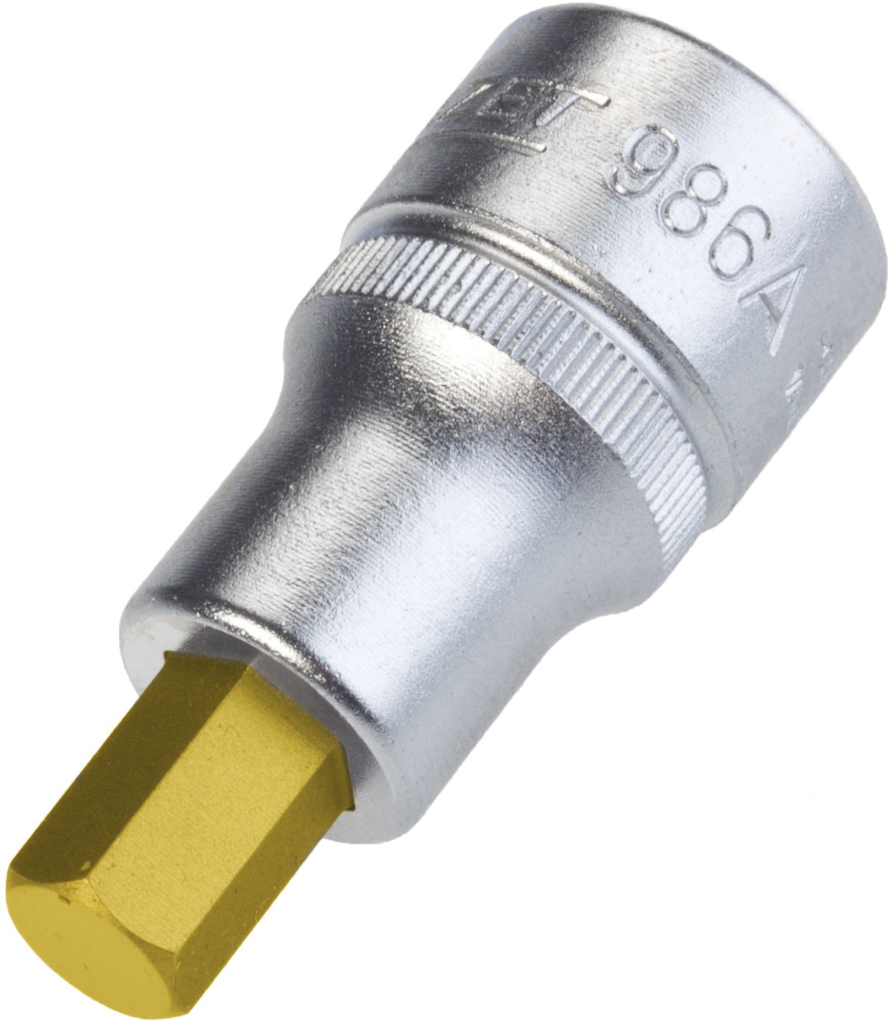 HAZET 986A-3/8 Hexagon Profile Screwdriver Socket - CVD-Tin Coated