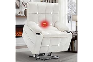 Korser Oversized Dual Motor Power Lift Recliner for Elderly with Adjustable Headrest, Electric Lift Recliner Chairs with Mass