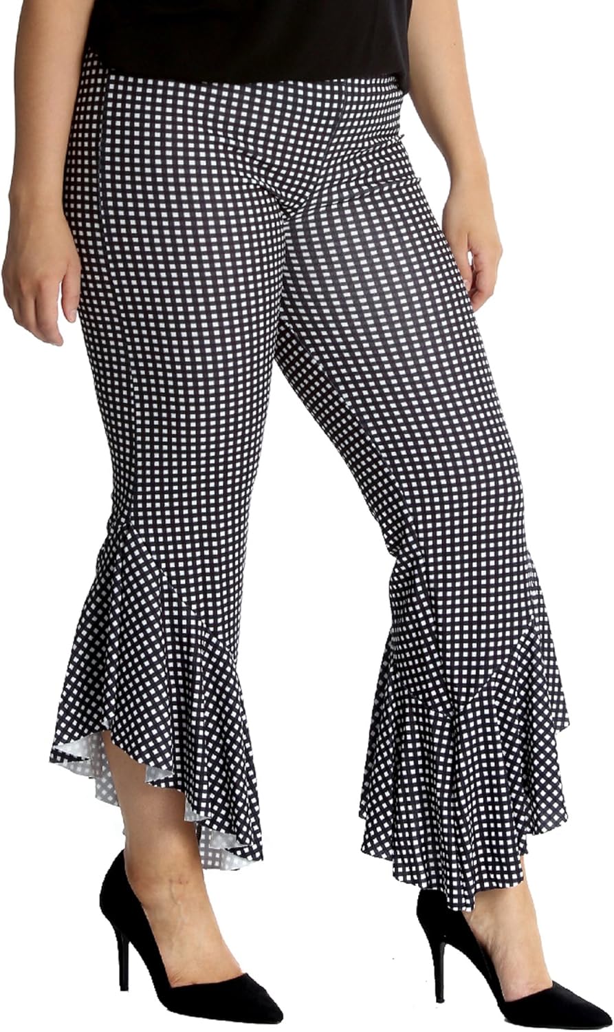 ladies checked pants