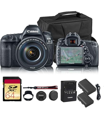Amazon.com : Canon EOS 5D Mark IV DSLR Camera with 24-70mm f/4L