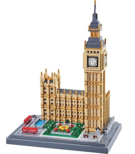 Amazon.com: KLMEi Real Architecture London Elizabeth Tower Big Ben