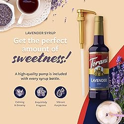 Torani Coffee Syrup, Lavender Flavored Syrup for
