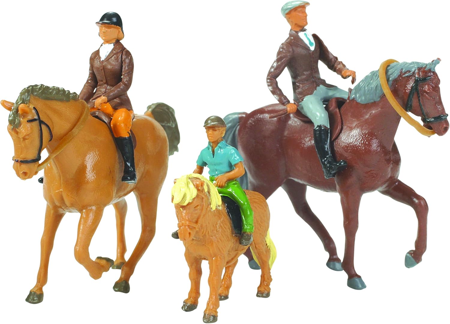toy horses with riders