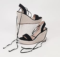 SUMOJIU Women's Wedge Platform Espadrille Open Toe