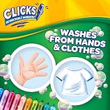 Crayola Cliks Retractable Washable Markers 10 Pack 2 in 1 Tip view 4