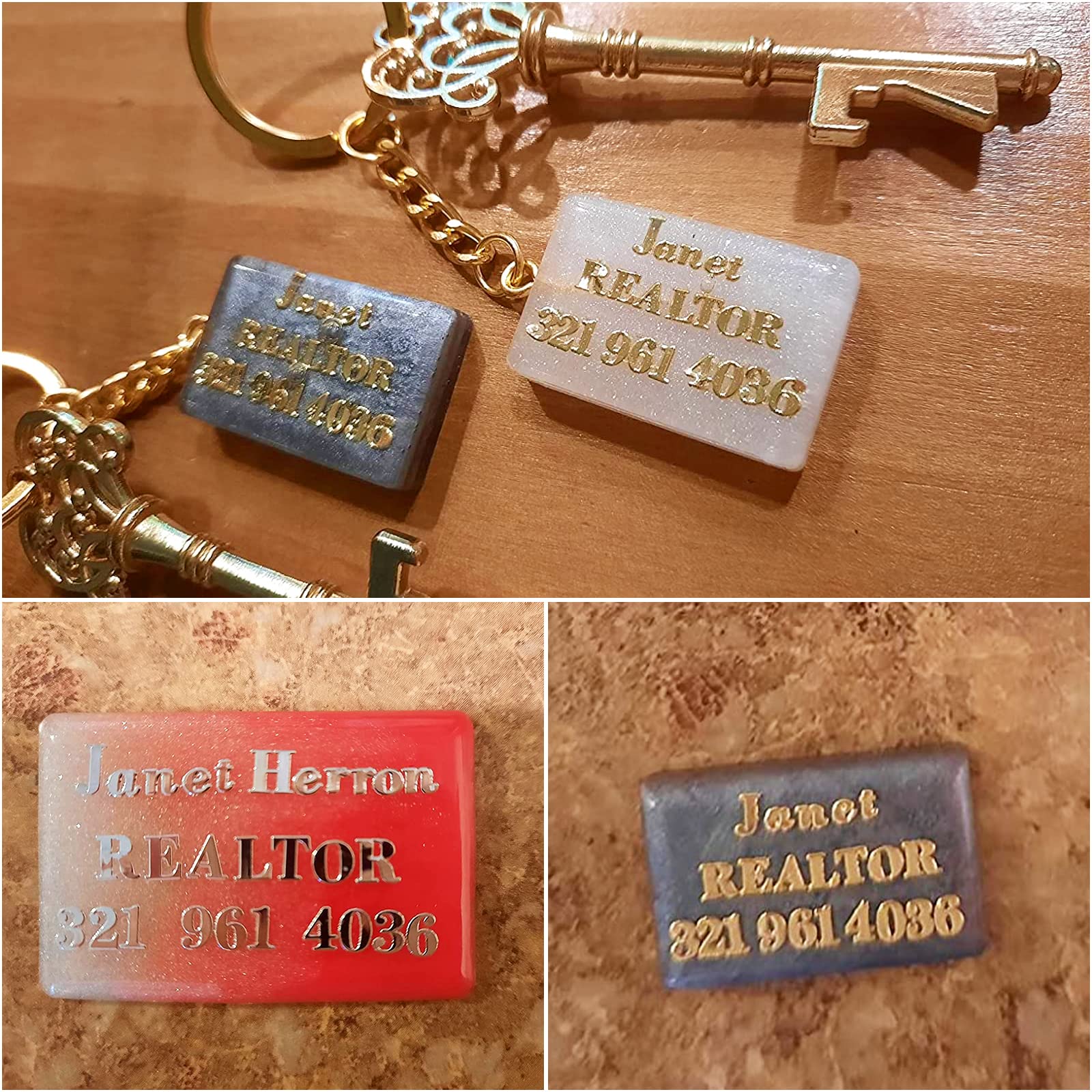 AIERSA Small Letter Stickers for Resin Scrapbook Supplies, Alloy Alphabet Number Stickers, Self Adhesive, Glitter Gold and Silver, 3mm and 4.5mm Tall, 12 Sheets