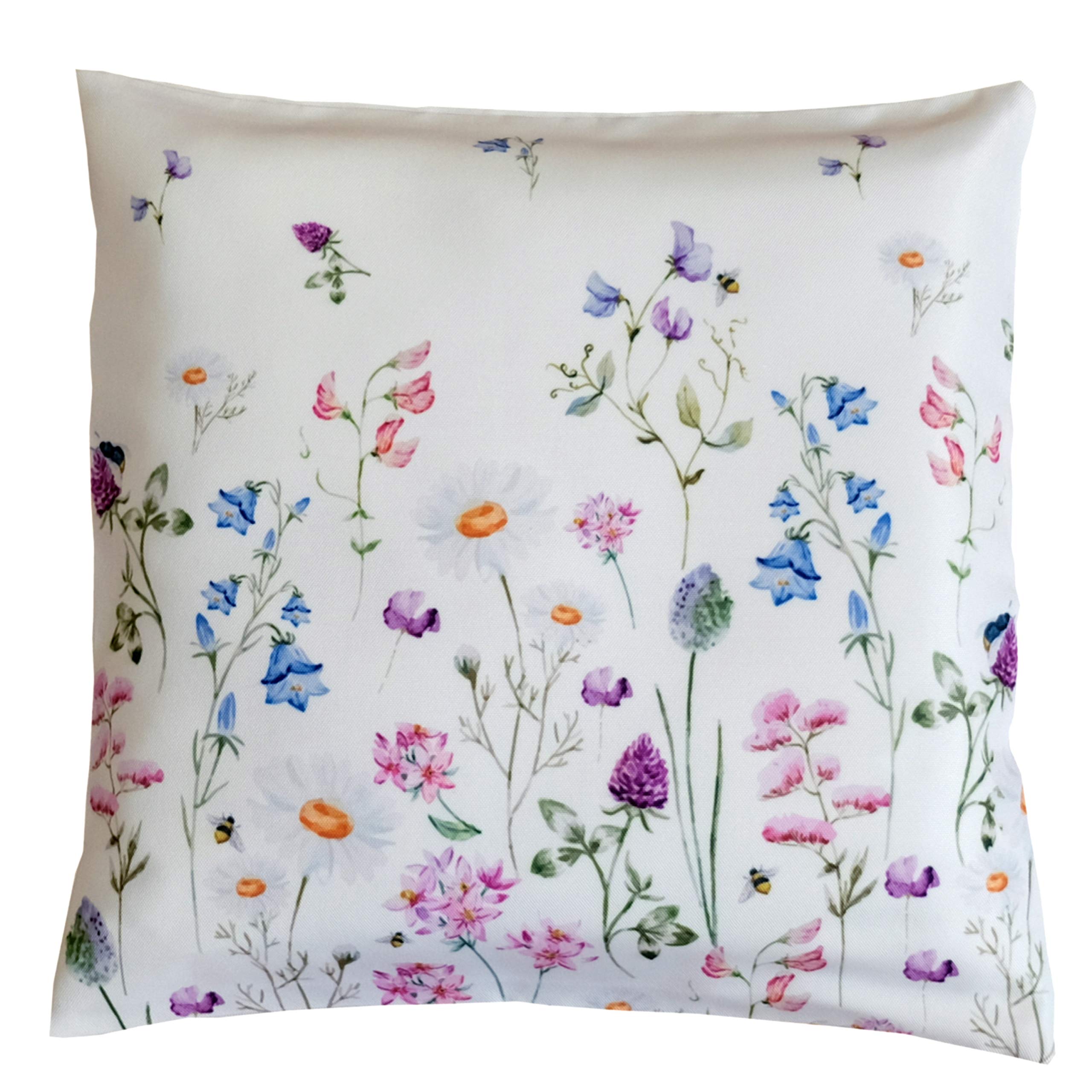 Raebel Cushion Cover Meadow Flowers 40 x 40 cm Size: 40 x 40 cm