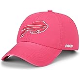 FOCO NFL Mens NFL Team Logo Magenta & White Casual Hat Caps