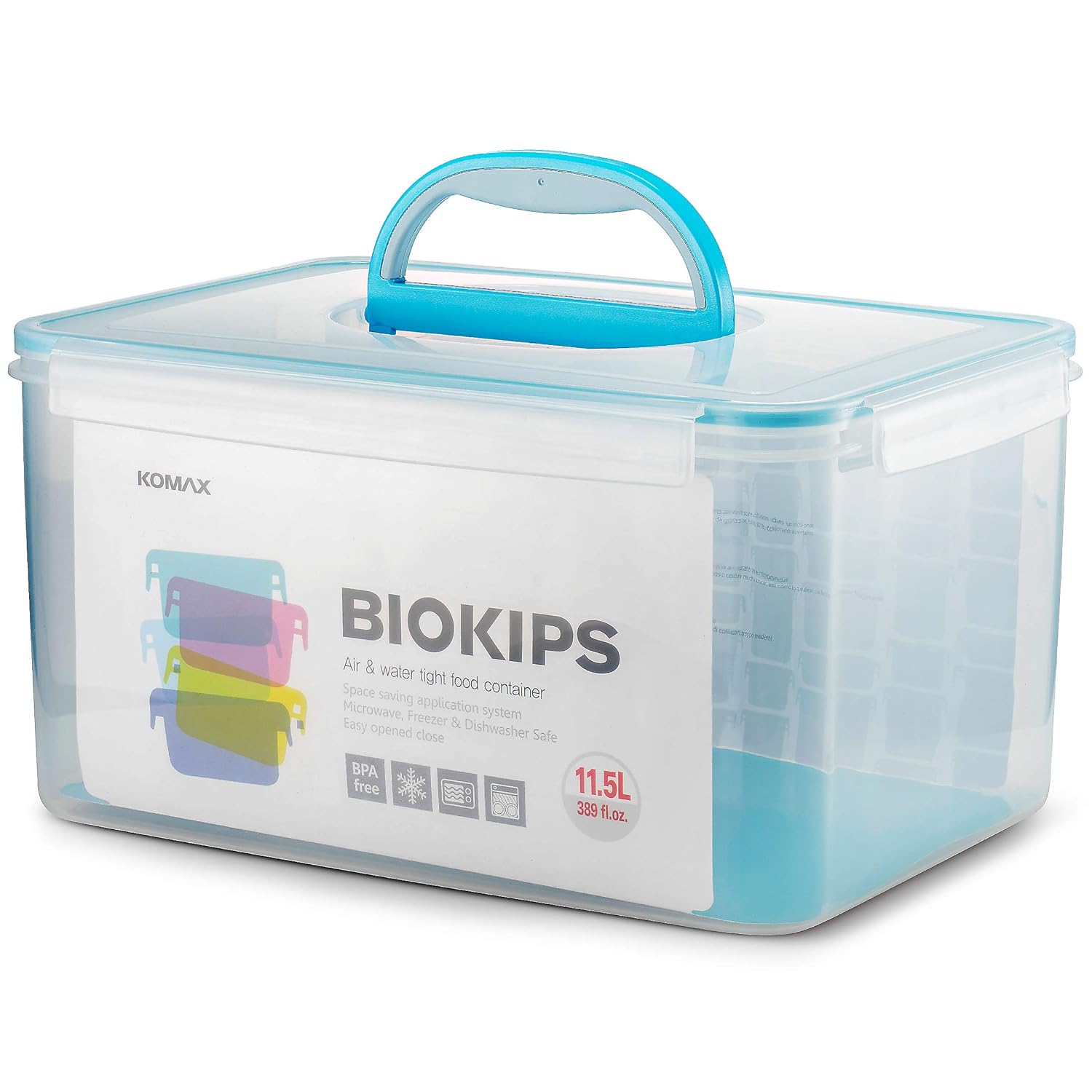 Komax Biokips Big Size Food Storage Container Airtight with Handle