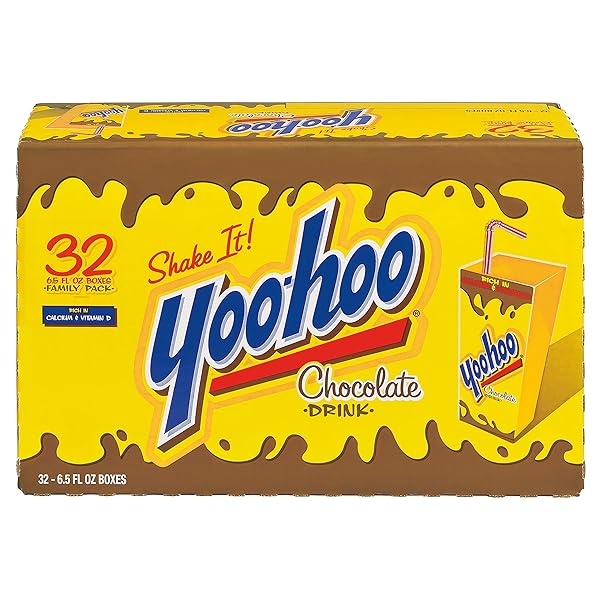 YOO-HOO CHOCOLATE DRINK, 6.5 FL OZ BOXES, 32 PACK