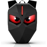 ILEDSHOW Motorcycle Backpack for Men, LED Backpack With DIY Programmable Full Color Screen, Hard Shell Large Capacity Waterproof Helmet Bag Laptop Backpack