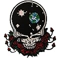 C&D Visionary Application Grateful Dead Space Your Face 5 Patch, Black