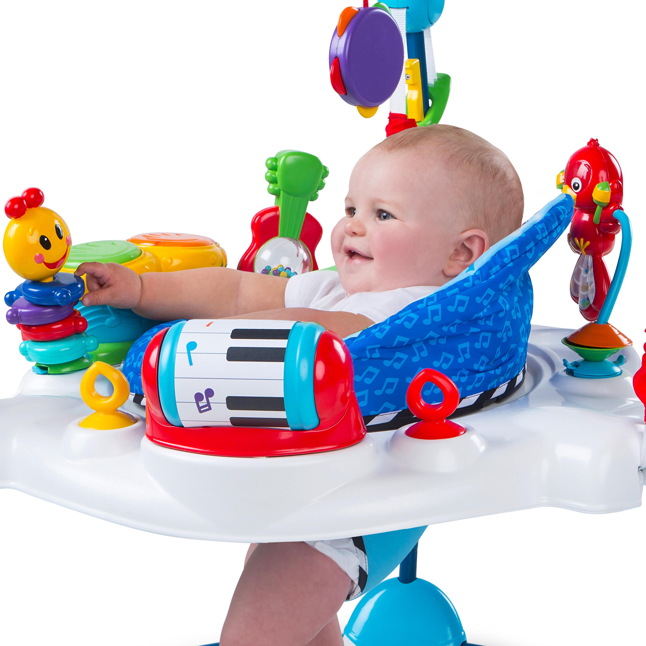 Baby Einstein Neighborhood Symphony Activity Baby Jumper Activity Center, Infant Entertainer with Lights and Melodies, Age 6 Months +, Max Weight 25 lbs., Unisex
