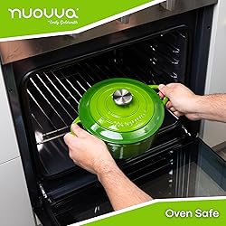 Cast Iron Pot with Lid – Non-Stick Ovenproof