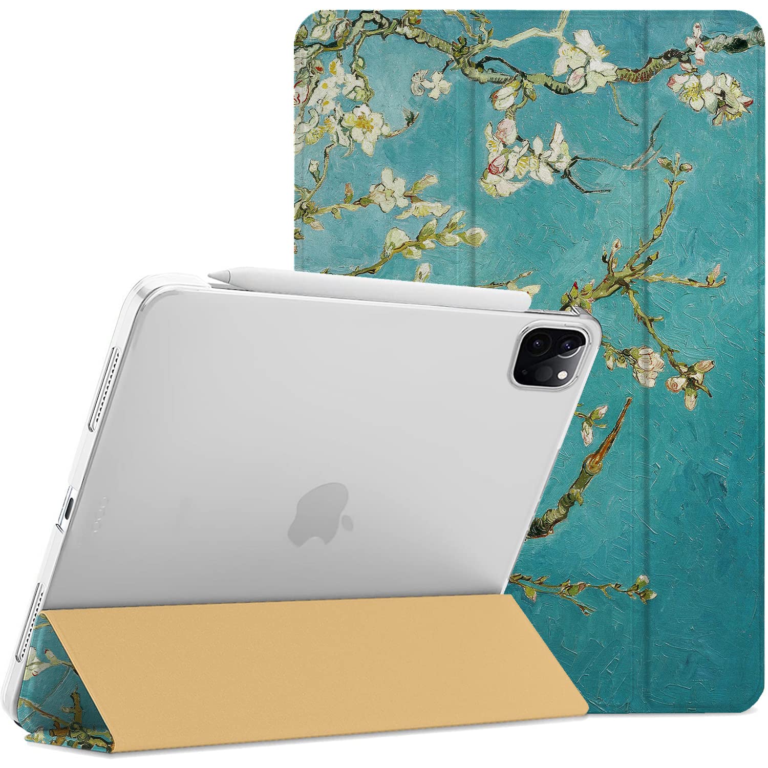 DuraSafe Cases for iPad Pro 12.9 inch 6th 5th 4th Gen Printed Case A2436 MHNF3B/A MHNG3B/A MNXR3B/A MNXT3B/A A2378 MHNF3B/A MHNG3B/A A2229 MY2H2B/A A2461 MHNH3B/A MHNJ3B/A - Blossom