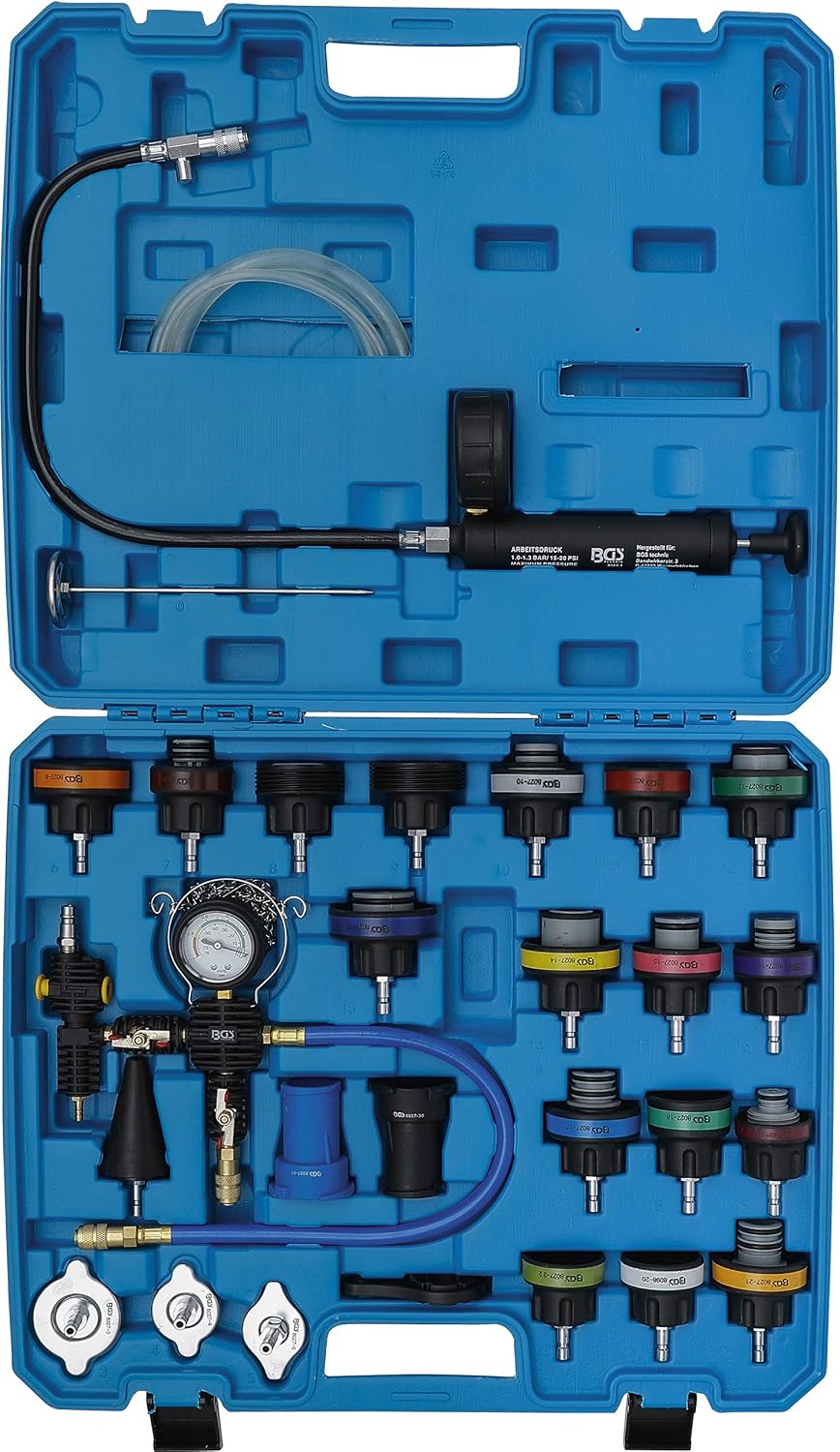 Remplisseur De Circuit De Refroidissement BGS 8098-1 - Avec Soupapes Et Comparateur