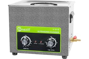 ONEZILI Ultrasonic Cleaner, Upgraded 10L High Power 240W Ultrasonic Parts Cleaner Machine with Timer Heater Deep Cleaning for Carburetor Jets Parts Jewelry Watches, etc