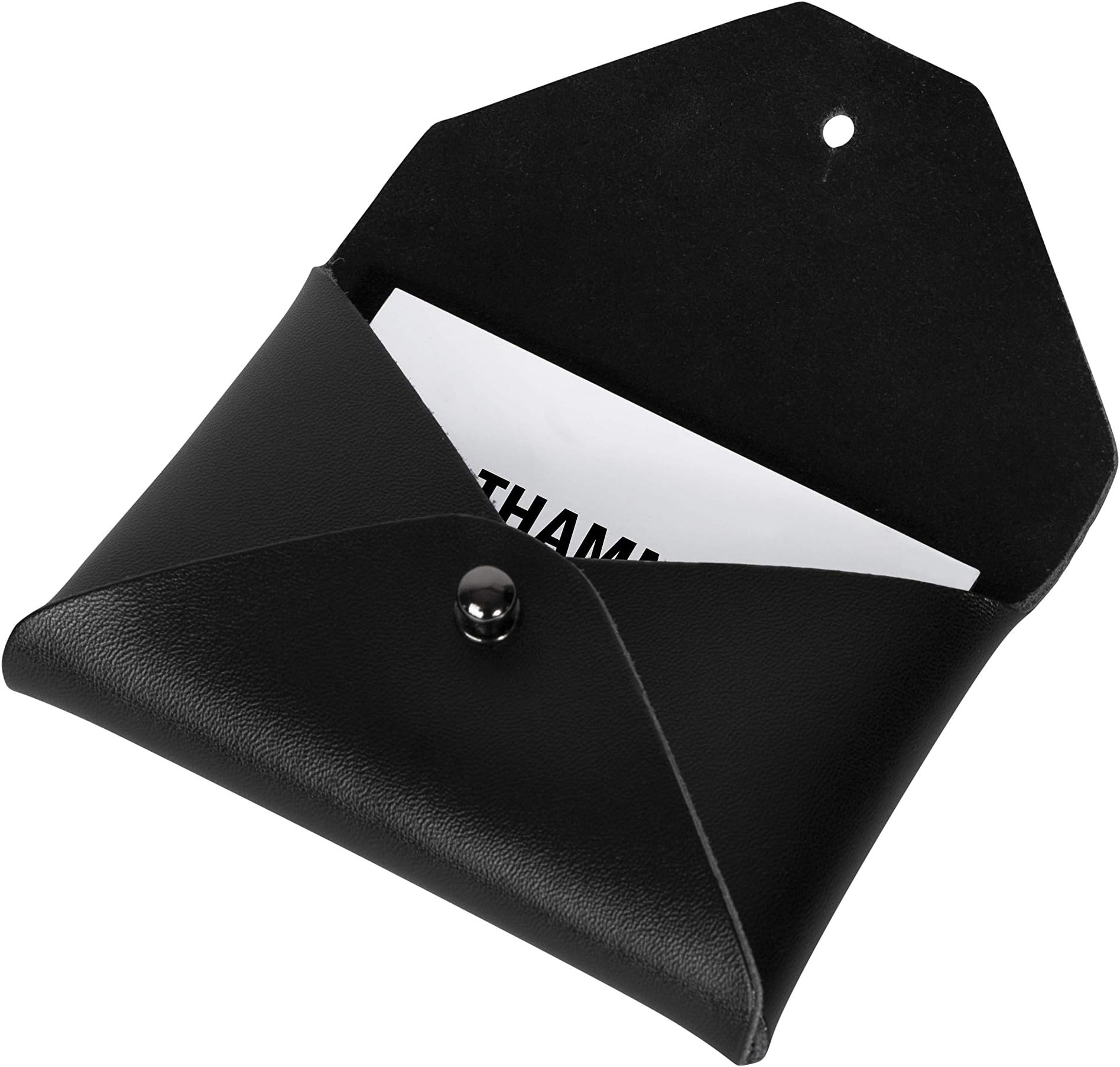 Genuine Leather Business Card Holder - Card Wallet for Men and Woman - Blocks RFID Signals Craftsmanship