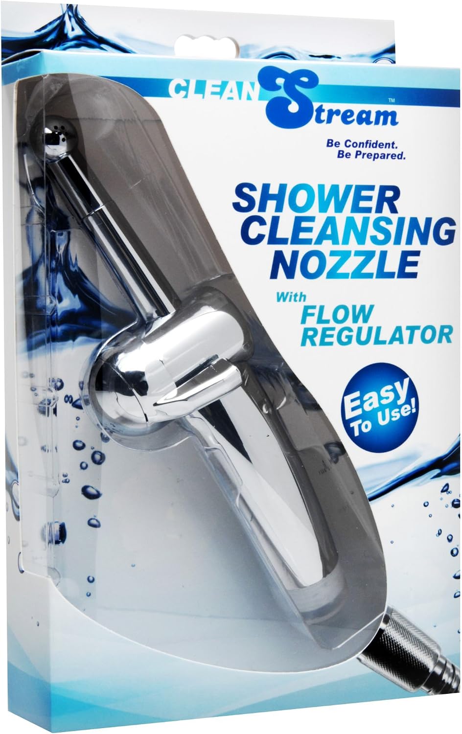Shower Cleansing Nozzle with Flow Regulator, Metal - Image 3