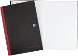 Black n' Red Oxford A4 Notebook Casebound Hardback 192 Pages view 2