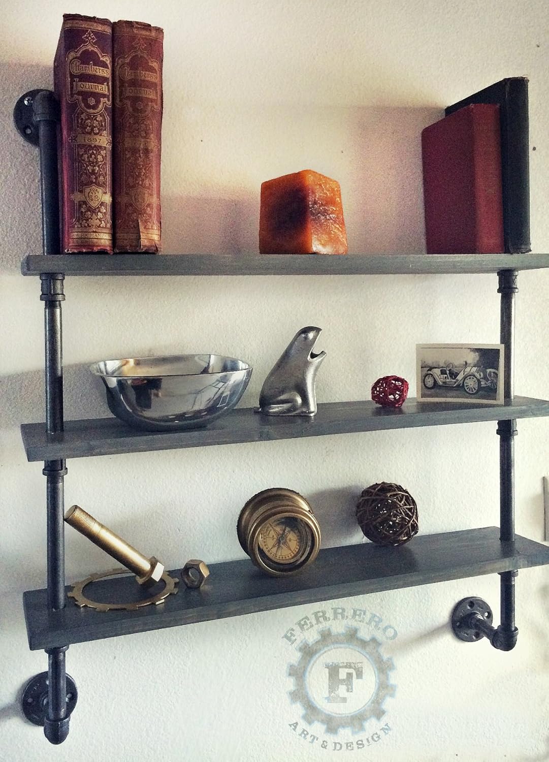 Steampunk Shelves Shelving Shelf Pipe Shelf Industrial